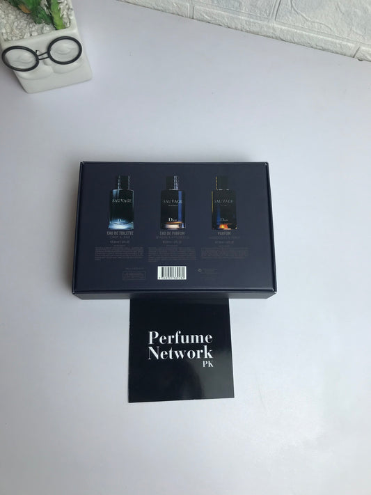 Dior Sauvage 3 In 1 Gift Set 3x30mL