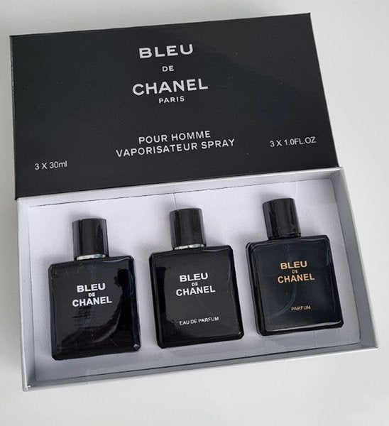 Bleu De Chanel 3 In 1 Gift Set 3x30mL