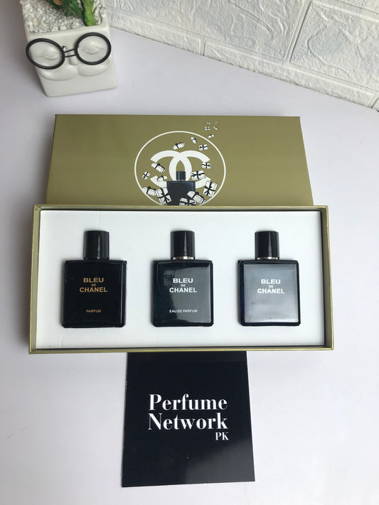 Bleu De Chanel 3 In 1 New Gift Set 3x30mL