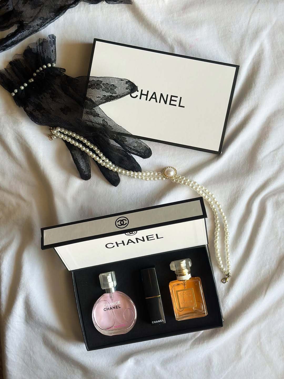 Chanel 3 in 1 Makeup Gift Set