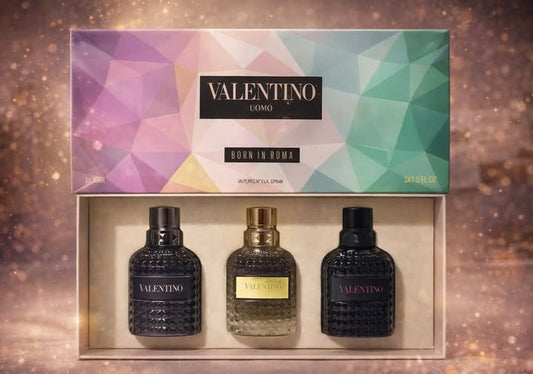 Valentino Uomo Born In Roma 3 In 1 Gift Set 3x30mL
